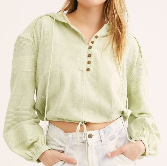 Free People Tops - Free People North Shore Hooded Top